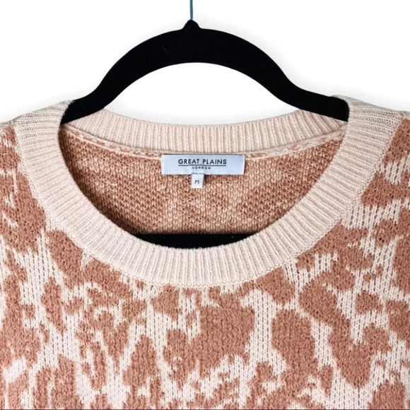 Great Plains London Peach Pullover  Long Sleeve Sweater - Picture 5 of 7